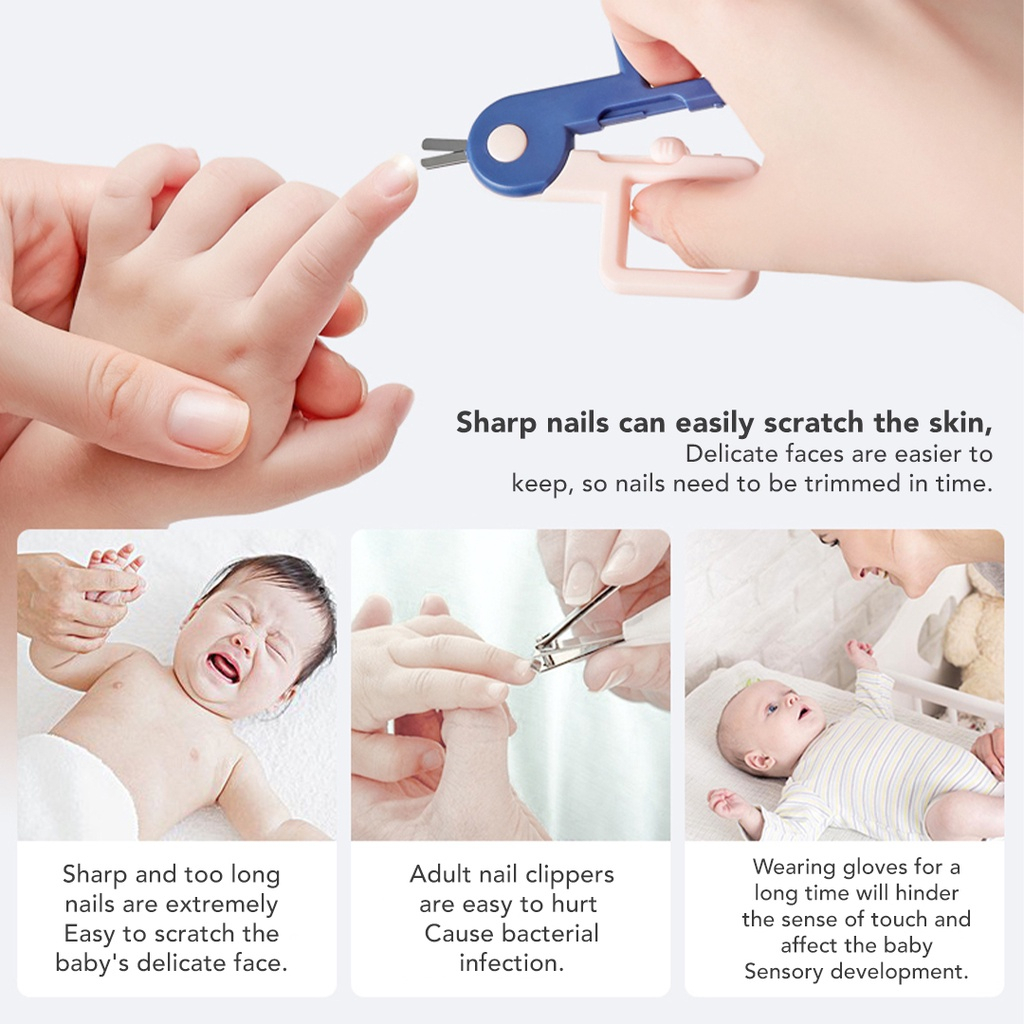 Sakumini Gunting Kuku Bayi 6in1 Baby Nail Clipper Set Care