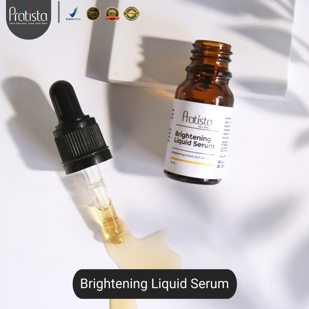 Serum Penghilang Flek Hitam Bekas Jerawat di Wajah - Brightening Liquid Serum Pratista