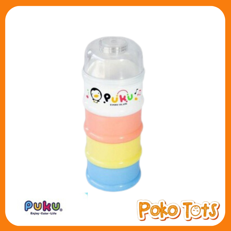 Puku Milk Powder Container 4 Level Tempat Susu Bubuk Wadah Susu 4 Tingkat