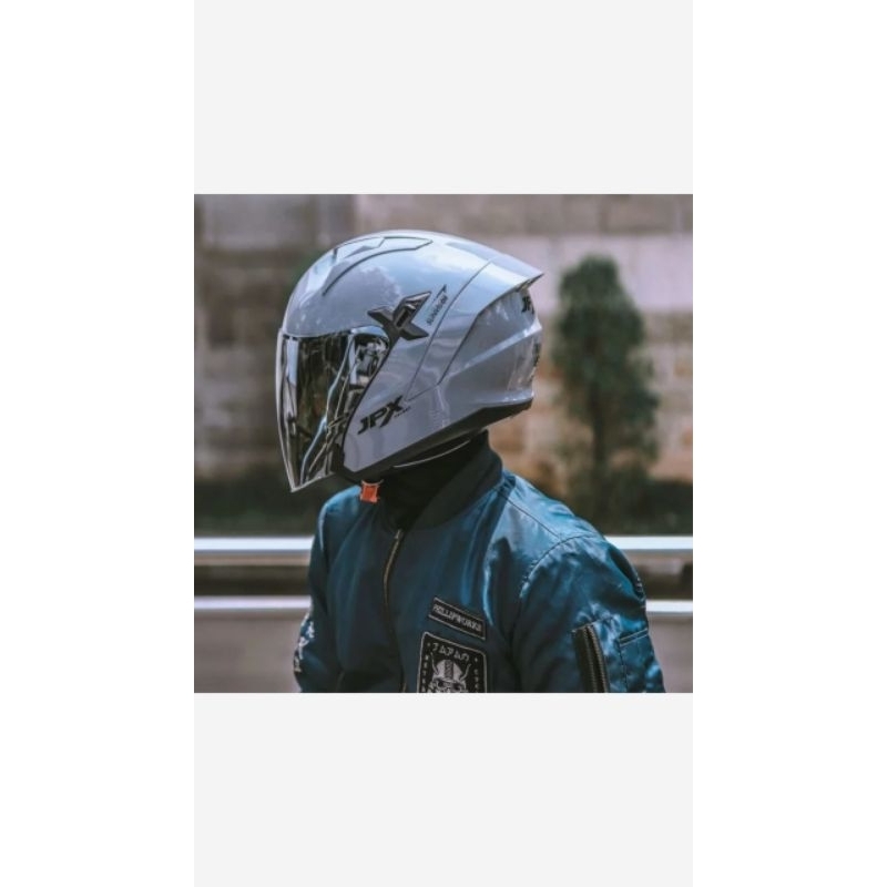 helm jpx nova x solid dove by jpx helmet