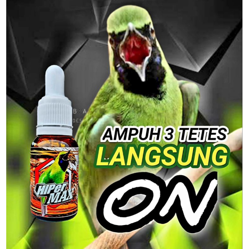 HIPER MAX RG DOPING BURUNG CUCAK IJO VITAMIN CUCAK IJO