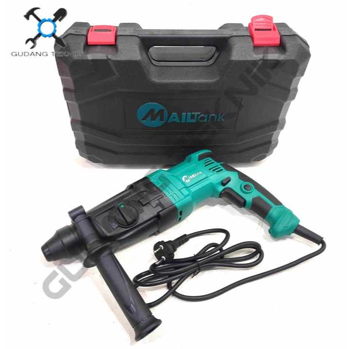 Mesin Electric Rotary Hammer Impact Drill 26mm SH305 MAILTANK / Mesin Bor Bobok Beton Tembok Besi Kayu Listrik 3 Mode SH 305 MAILTANK