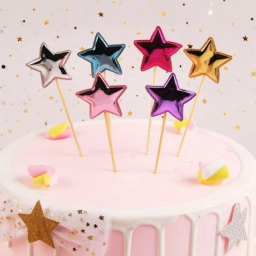 # HJ # TUSUKAN PAJANGAN KUE BENTUK LOVE , BINTANG DAN MAHKOTA / TUSUKAN TOPPER CAKE BIRTHDAY LOVE , BINTANG DAN MAHKOTA / TUSUKAN HIASAN KUE BIRTHDAY