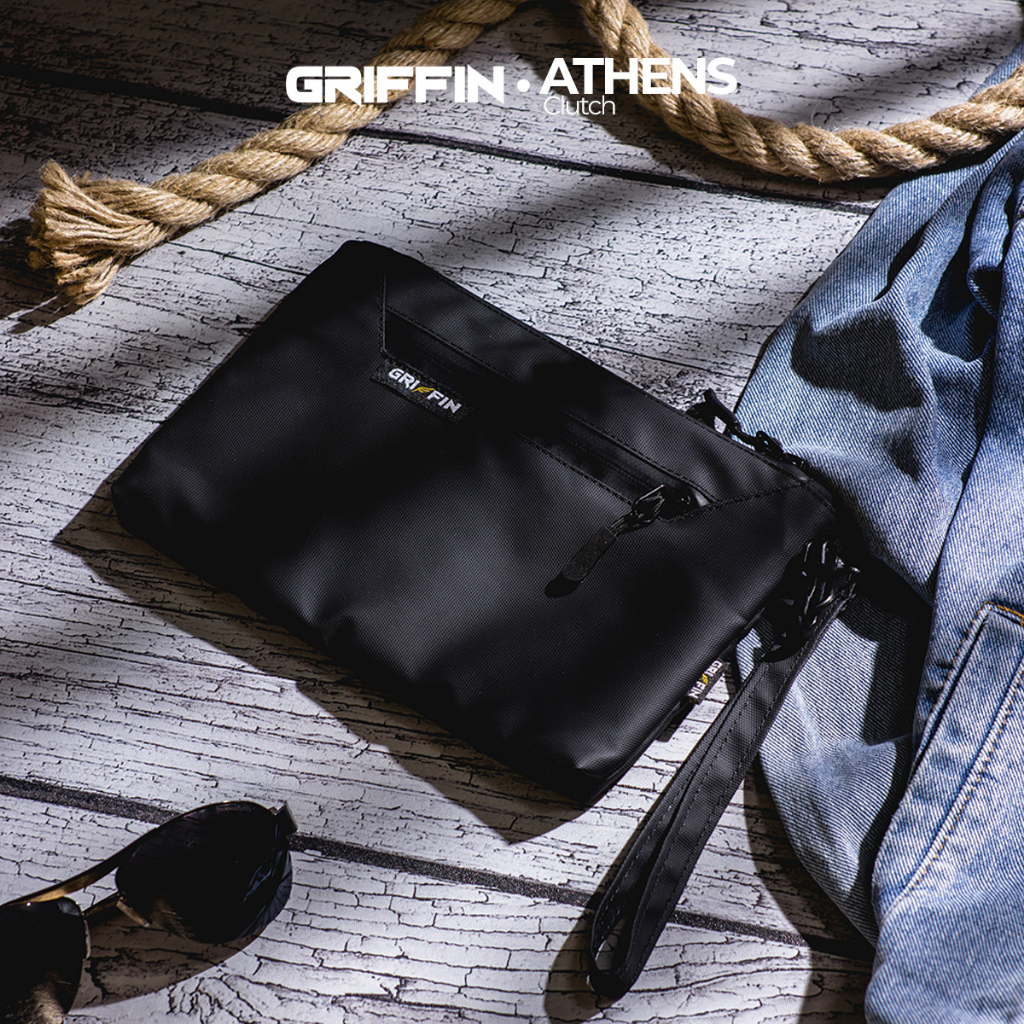 Clutch Pouch Pria Elegan Ringan Distro Branded Griffin Athens