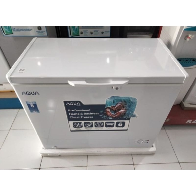 BOX FREEZER AQUA 200L AQF200 / CHEST FREEZER 200 LITER AQUA