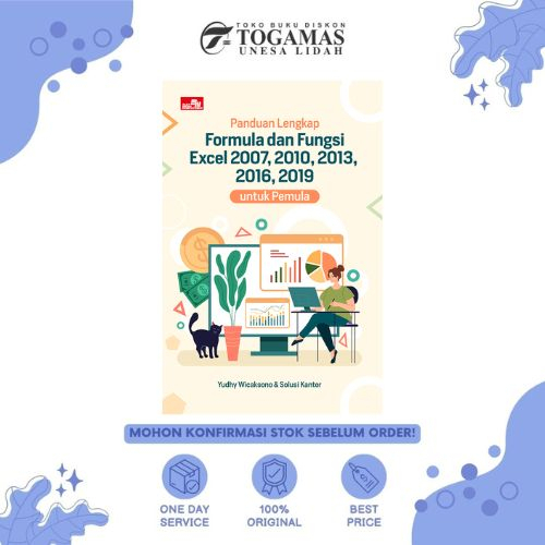 PRE-ORDER Panduan Lengkap Formula dan Fungsi Excel 2007, 2010, 2013, 2016, 2019 untuk Pemula - Yudhy Wicaksono