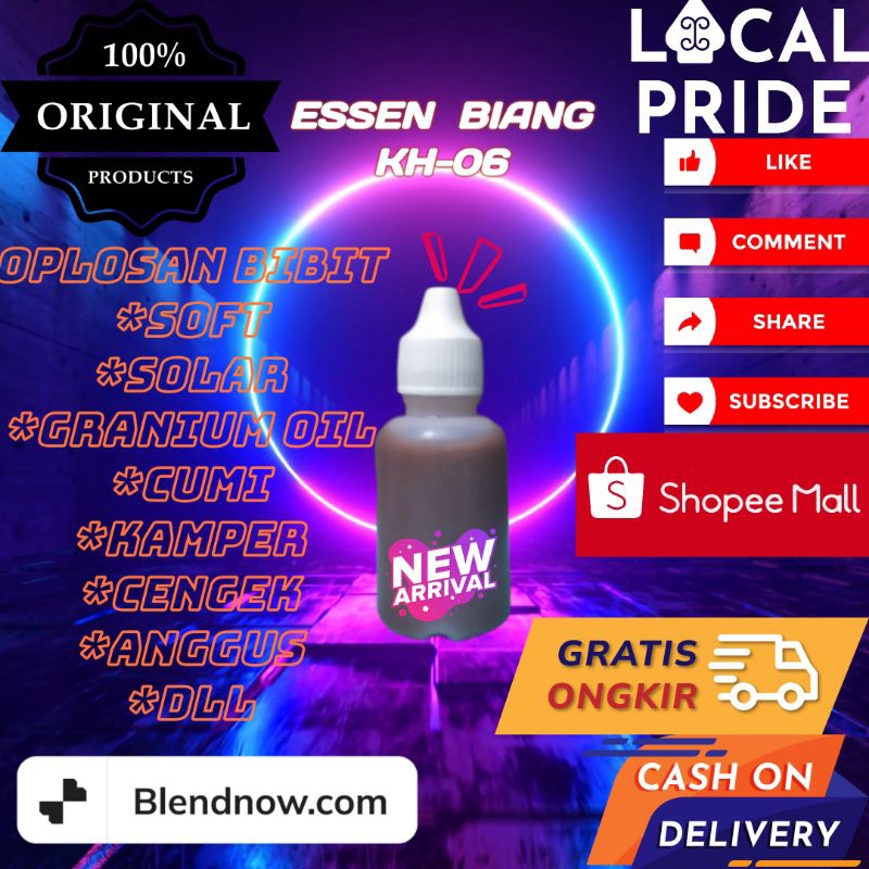 ESSEN BIANG TERASI ATAU TS/ESSENCE BIBIT OPLOSAN SIAP PAKAI HIU TS SETROWBERRY/ESSENCE BIANG CUMI KA