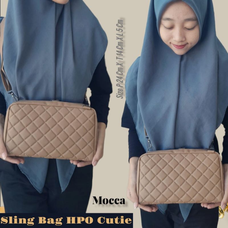 SLING BAG HPO CUTIE BANYAK RUANG