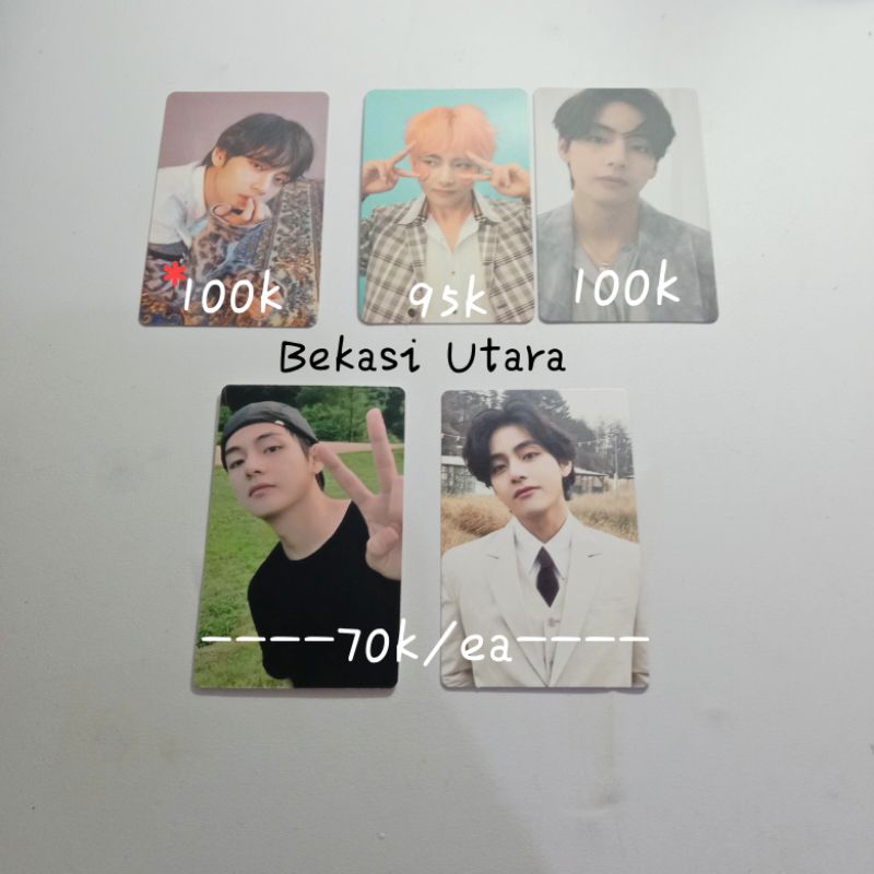 taehyung bts v photocard proof compact answer f lope love yourself