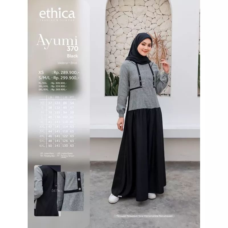ETHICA GAMIS AYUMI 370 BLACK