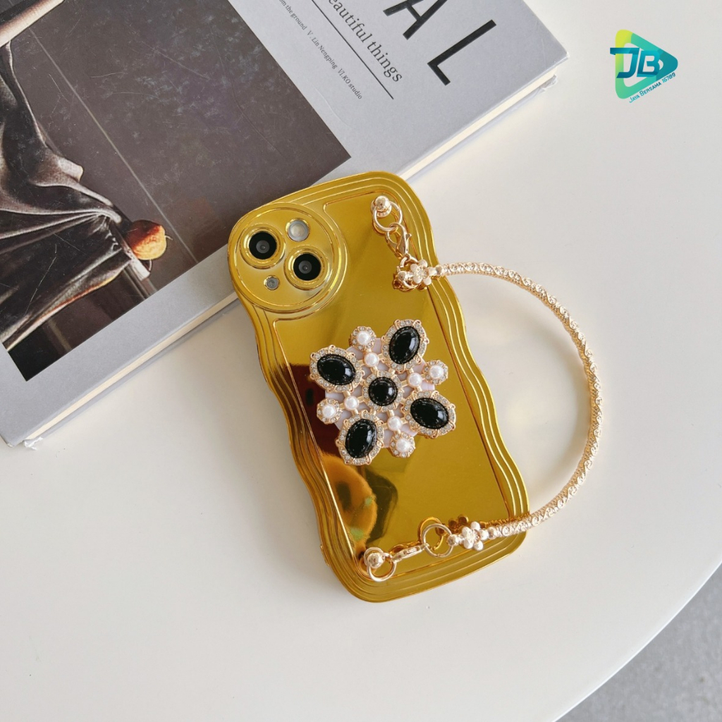CASE WAVE MODEL TAS JINJING POPSOCKET 3D STAND GOLD FOR VIVO Y02 Y12 Y15 Y17 Y22 Y22S Y15S Y01 Y15A Y16 Y21S Y33S Y32 Y33S Y20 Y20S Y12S Y20I Y30 Y50 Y30I Y91 Y93 Y95 Y91C Y1S JB8945