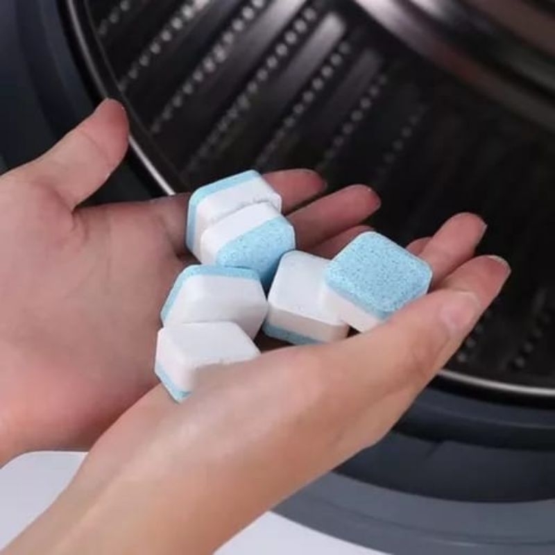 12 Tablet Pembersih Mesin Cuci Deep Washing Machine Cleaner