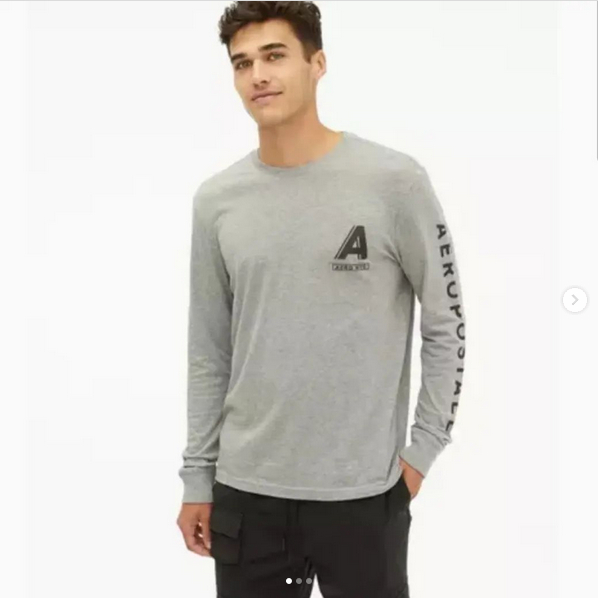 Aeropostale Long Sleeve Graphic Tee Original