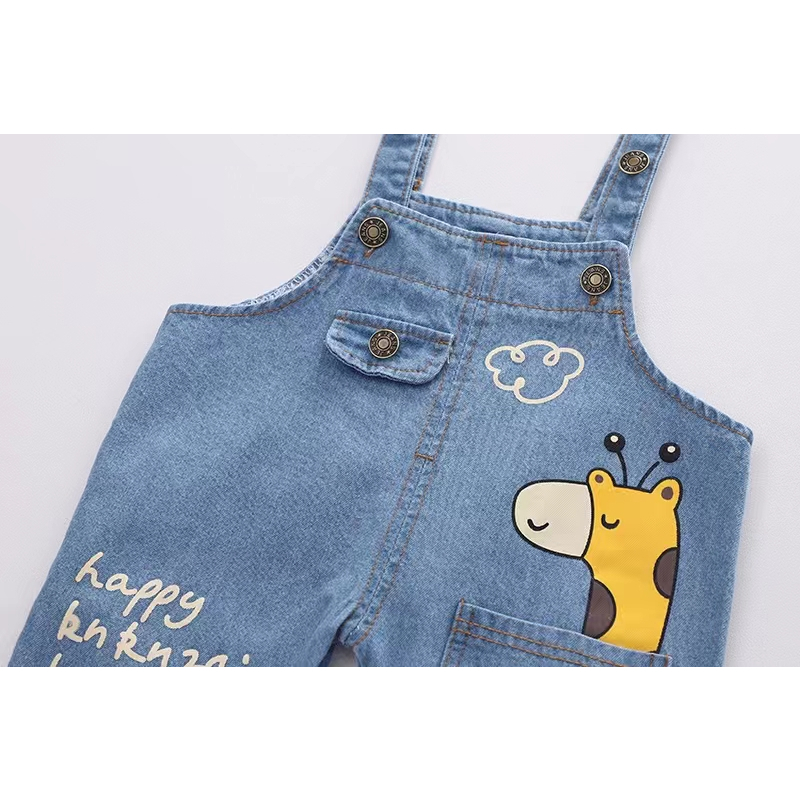 Stelan Baju AnakLaki-Laki/Setelan anak overall import uisa 2-5Tahun/Setelan overall jeans