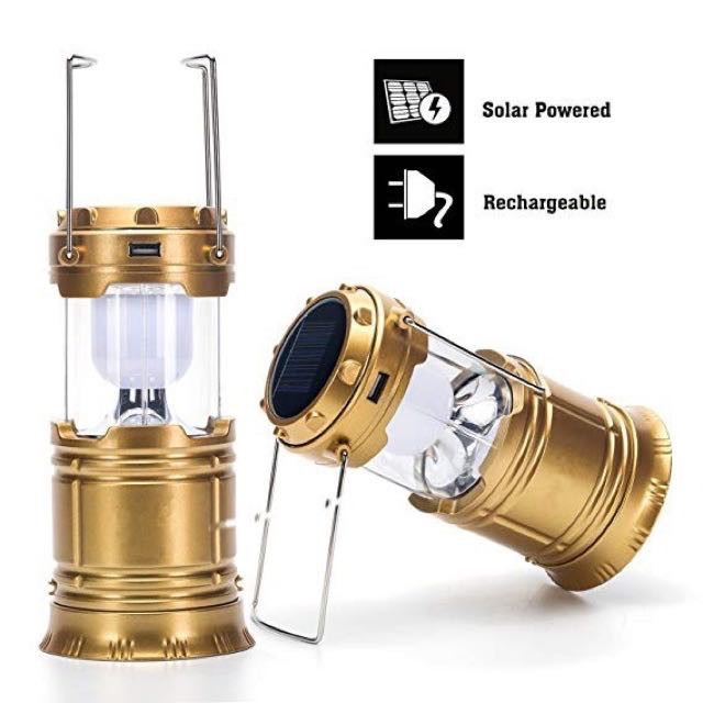 &lt;^ SJA ^&gt; LAMPU CAMPING SENTER + LANTERN 6 LED TENAGA SURYA BISA BUAT POWER BANK / LAMPU CAMPING LENTERA SOLAR 6 LED