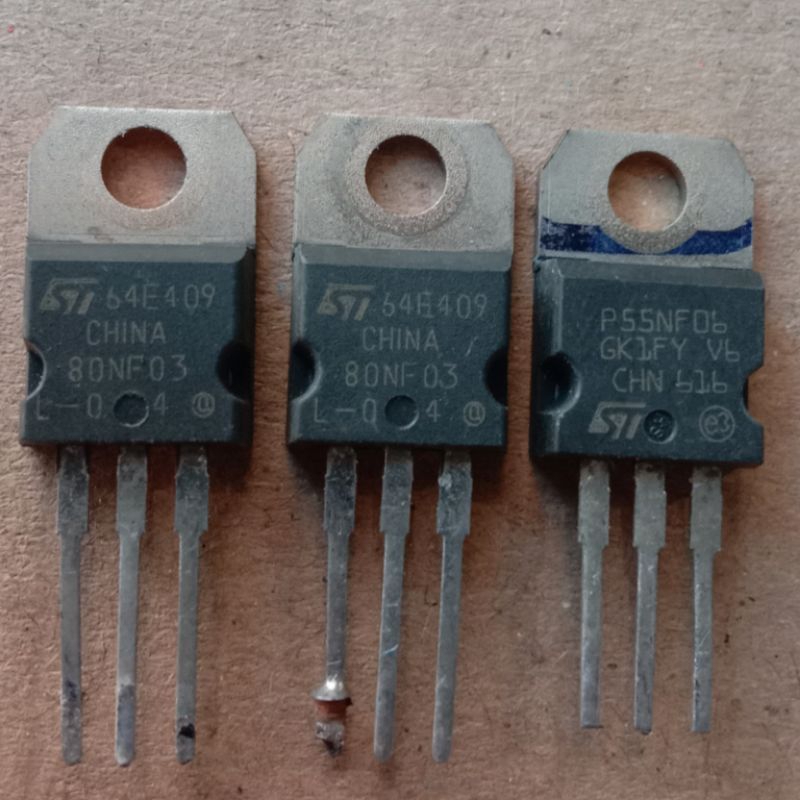 MOSFET 80NF03 ( 80A 30V )