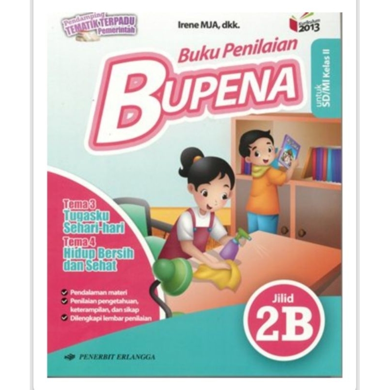 

BUPENA SD 2B kurikulum 2013/K13 original