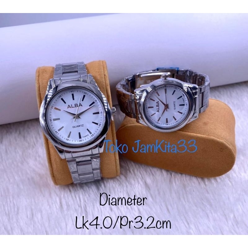 Jam Tangan Couple Remaja/Dewasa Rantai Keren Simple