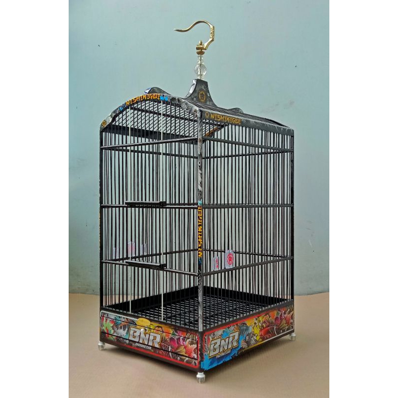 SANGKAR KANDANG KOTAK BNR DECAL KOI