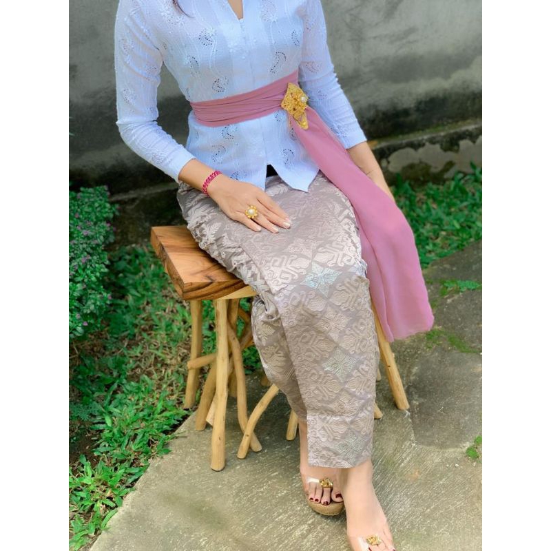 Kamen jadi bordir strait motif alam terbaru || rok songket || semi sultan