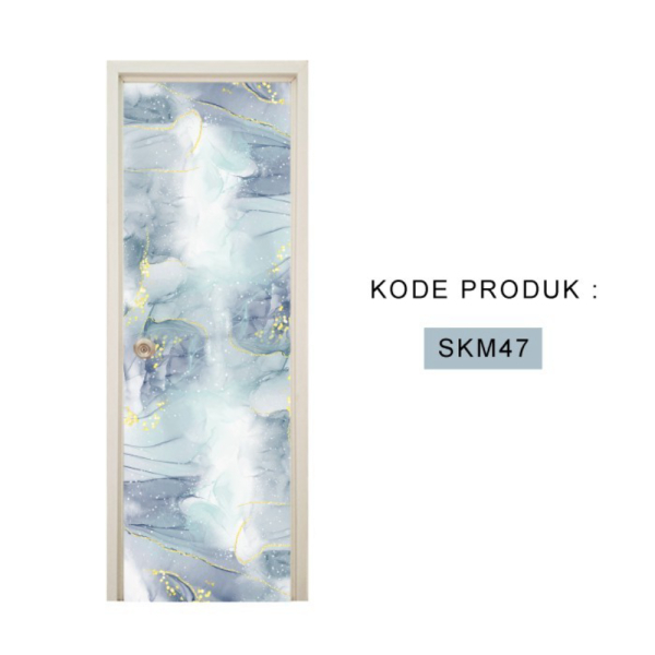 Promo Stiker Pintu Toilet Kamar Mandi Motif Aesthetic Minimalis SKM20 - SKM47 Murah