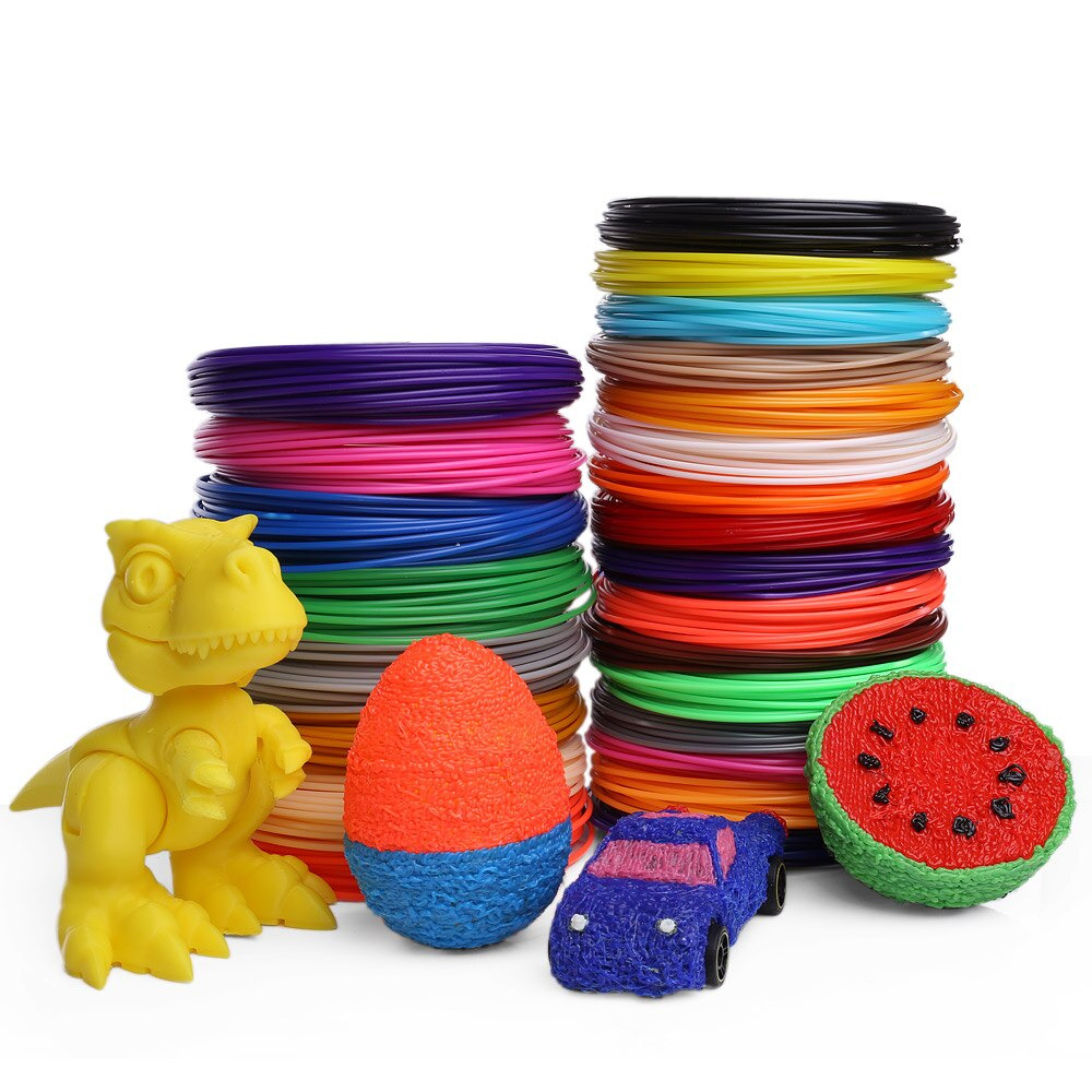 AVEIBEE 3D Pen Filaments ABS PLA 1.75mm 10 Colors 5 Meter - AV-200 - Multi-Color