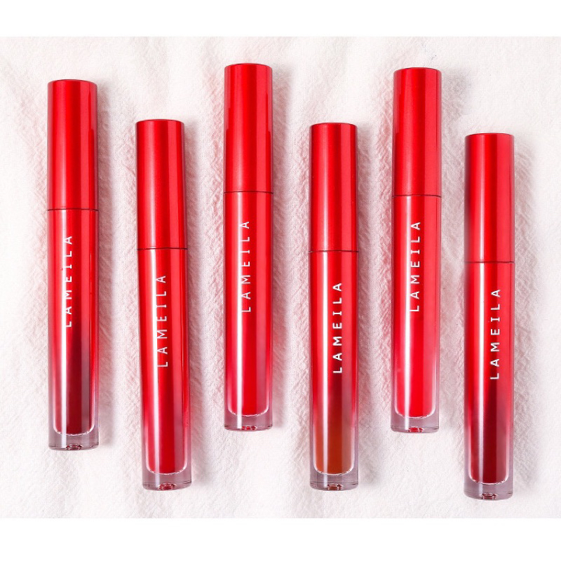 bgskinbukittinggi- Lipstik Wanita lameila just red edition matte lipstick Cjr 2026