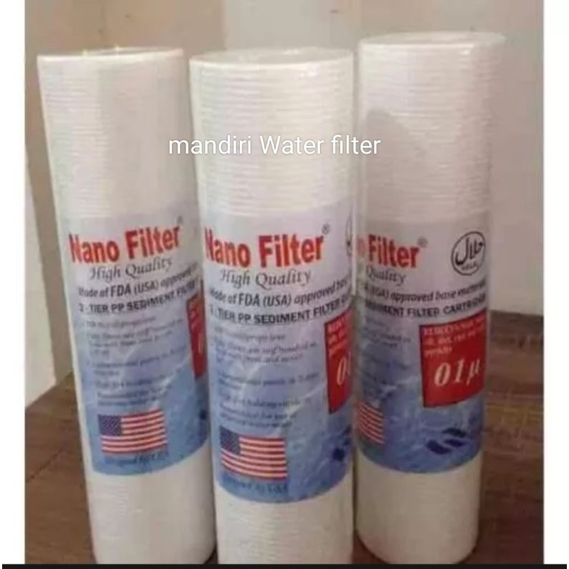 Ernarahmatih - Filter Air Nano 10 Inci 0,1 Micron Isi 10 Pcs