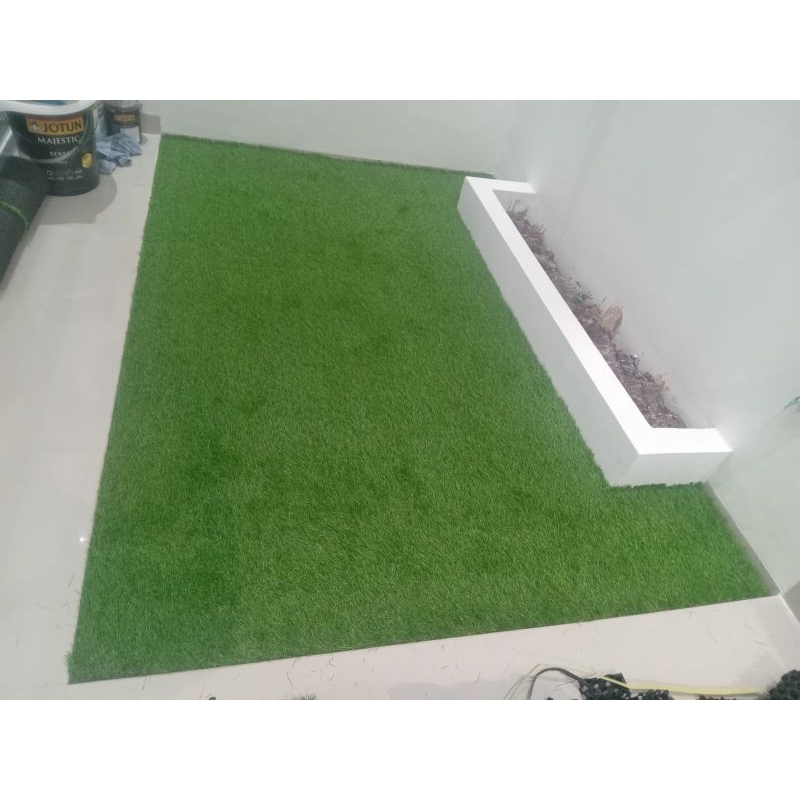 Rumput Sintetis Swiss TEBAL 3 CM uk 1x5 M 99.9% TERLIHAT ASLI