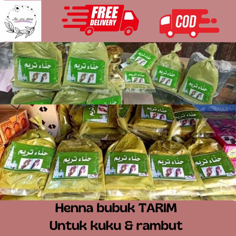 henna tarim henna bubuk original henna kuku dan rambut