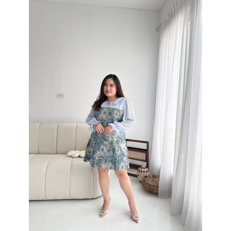 [ LittleBigCloth ] June Dress // Dress Bigsize Wanita