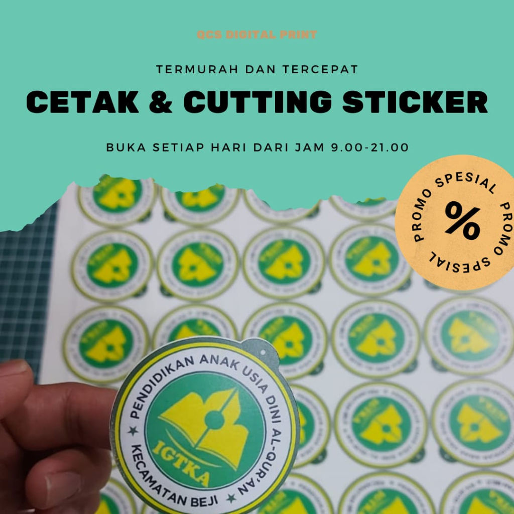 

Cetak dan Cutting Sticker Vinyl & Chromo Tercepat Termurah
