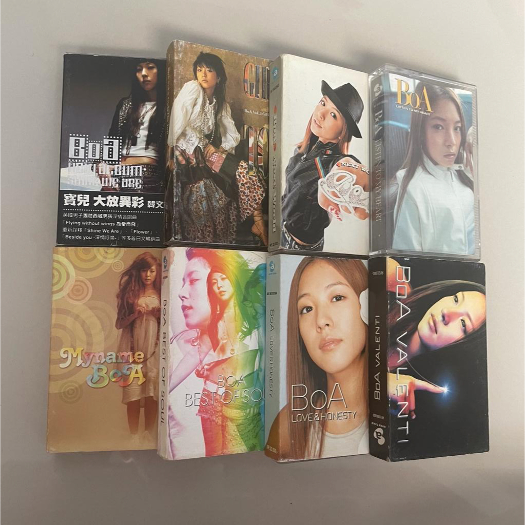 BoA - Album Kaset Pita Paketan - Listen To My Heart, Valenti, Love & Honesty, Next World, Girls On T