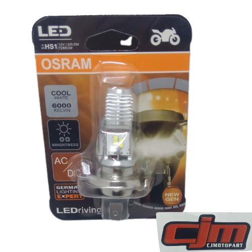 LAMPU LED OSRAM HS1 AC/DC NINJA RR 150 VIXION 12V 5/5.5W K3 ORIGINAL