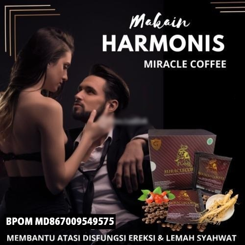 

(ORIGINAL) 1 Box Kopi Miracle 10 Sachet Untuk Mr.pi Kuat dan Tahan Lama Bercinta