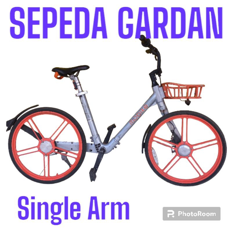 Sepeda GARDAN deferensial, single arm, unik, mobike langka rare