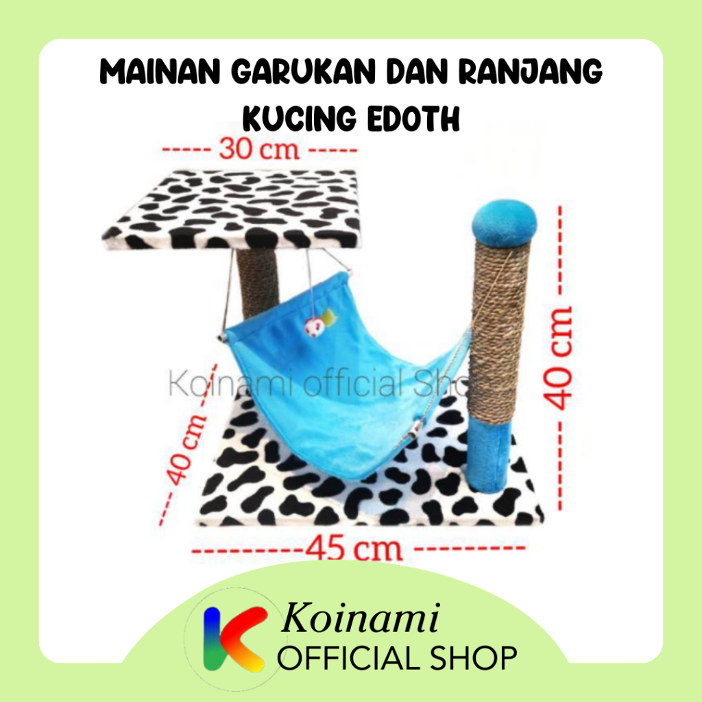 MAINAN GARUKAN DAN RANJANG KUCING / edoth