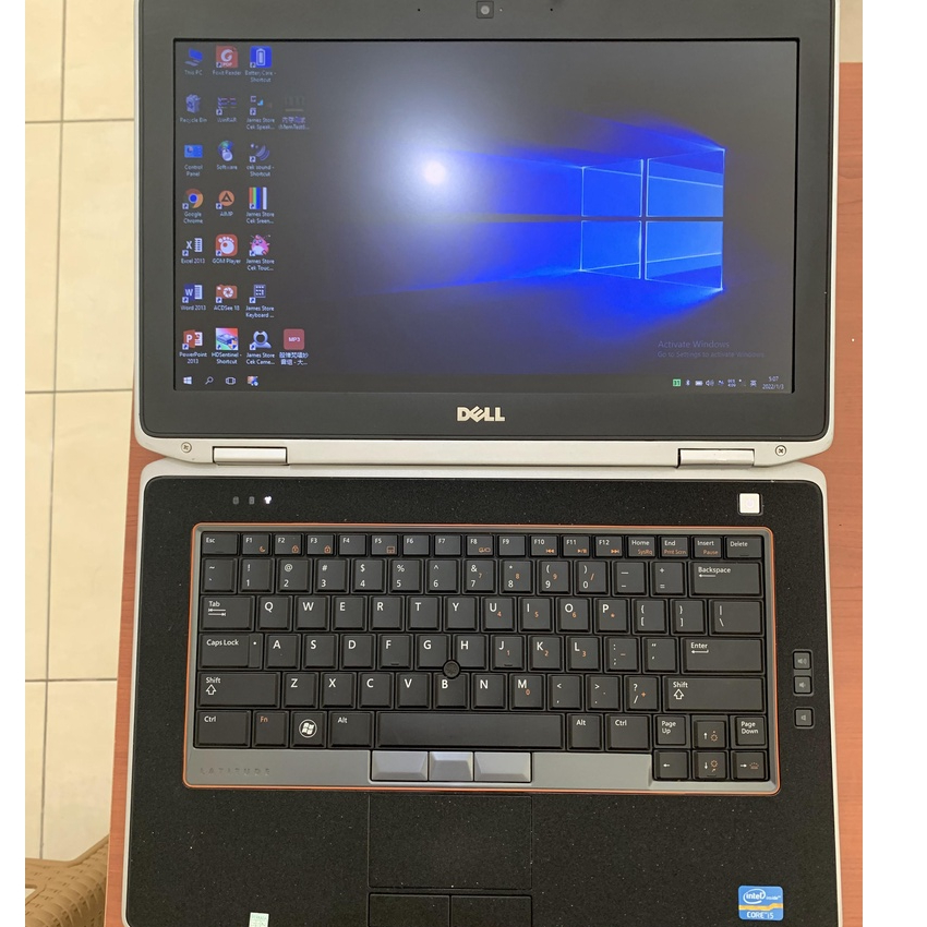 Laptop-Murah-Dell Latitude-E6420-Corei5Gen2-Ram4G-SSD128GB-Kamera-DVD-Design-Gaming-Win10-Siap Pakai