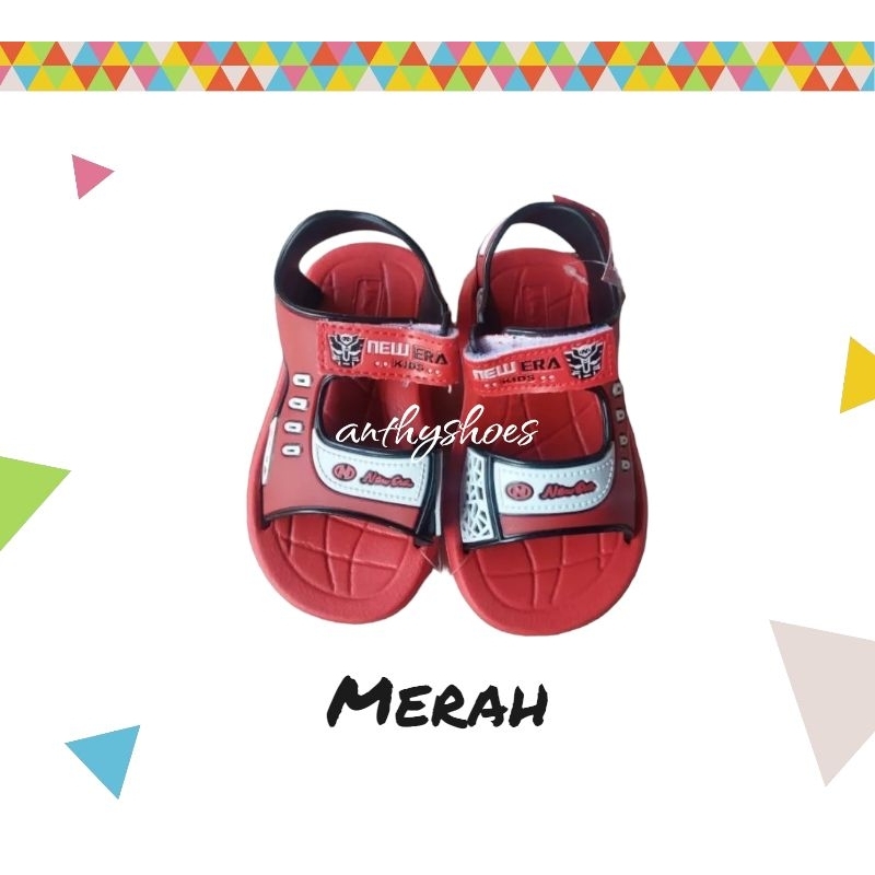 SANDAL KARET TALI Anak Bayi Batita Laki NEW ERA CNC 1351 19-30