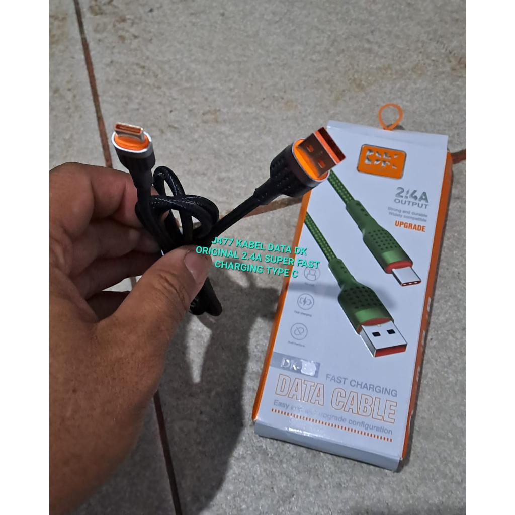 J477 ORI KABEL DATA KING SUPER FAST CHARGING TIPE TYPE C CABLE  USB CASAN cas qualcom quick charge flash maximum speed quallcom charger hp handphone androit faster multi universal original qc tc MULTI CASAN SPEED Faster Charging High speed transmission fa