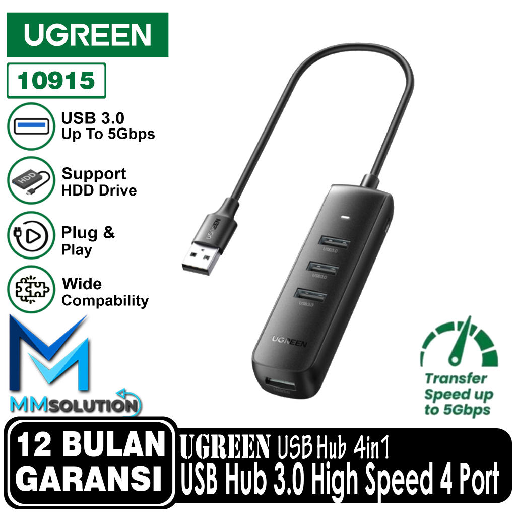 UGREEN USB Hub USB To USB 3.0 Super Speed Up To 5Gbps