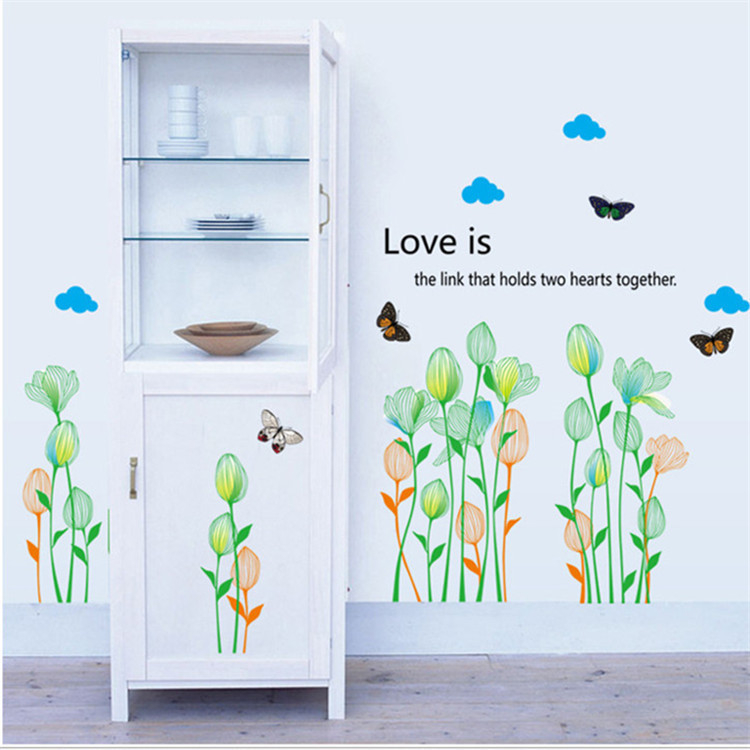 WALL STIKER WALL STICKER STIKER SETIKER HIASAN DINDING MOTIF DAUN RUMPUT PAGAR POHON ALANG ALANG DEKORASI RUMAH RUANG TAMU KELUARGA WALLSTIKER TEMBOK KERAMIK KRAMIK LEMARI DAPUR TEMPELAN PINTU JENDELA KACA DEKOR MINIMALIS  KEKINIAN KADO UNIK @banyak