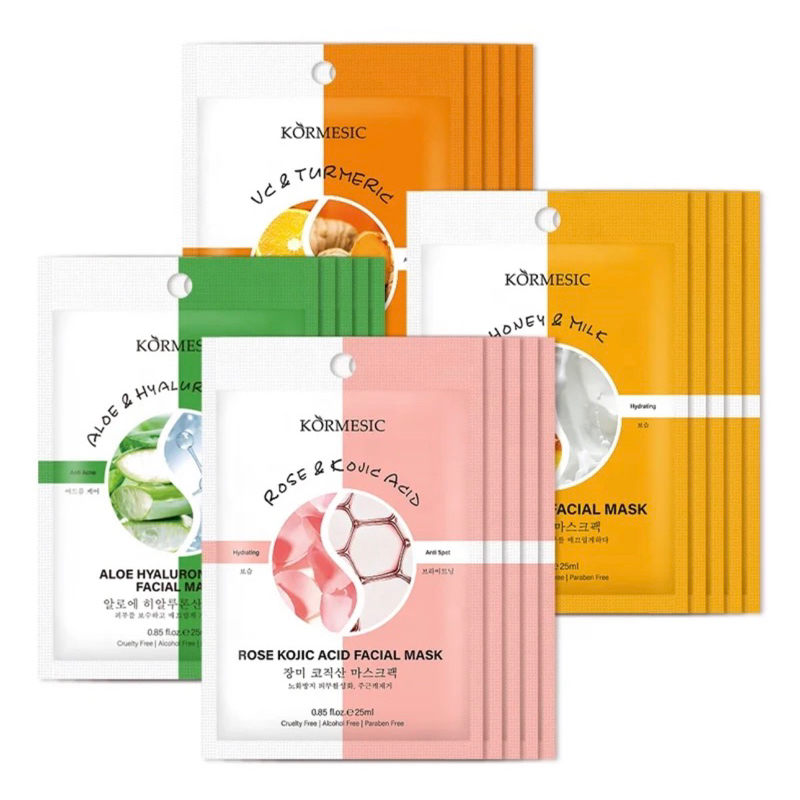 PAHE KORMESIC FACIAL MASK ISI 10 pcs