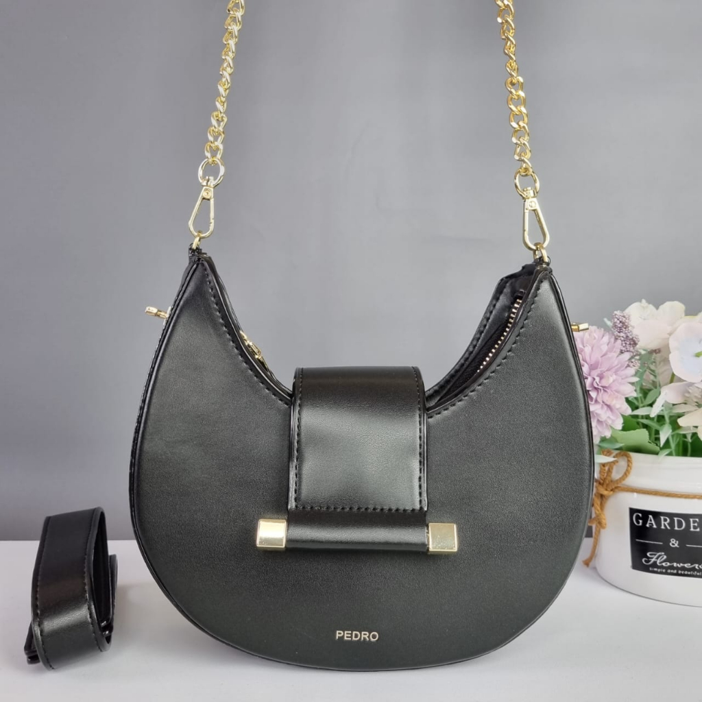 TAS PEDRO WANITA STRUCTURED TOP HOBO BAG - PDR022