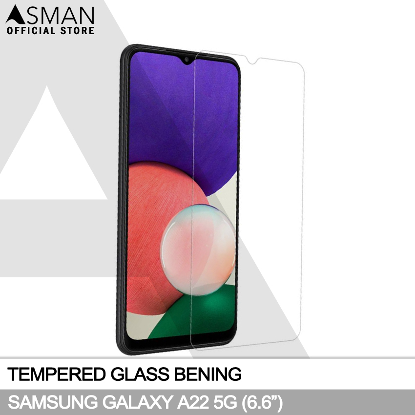 Tempered Glass Samsung Galaxy A22 5G (6.6&quot;) | Anti Gores Pelindung Layar Kaca - Bening