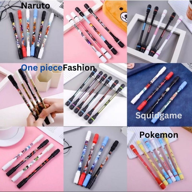 

Pulpen Spinning Non Led Bolpen Putar Anti Stress Pen Balance Rotary