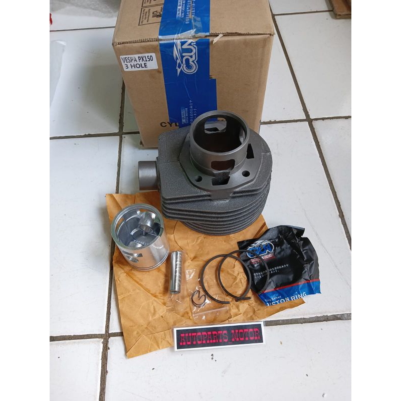 BLOK SEHER 1 SET LENGKAP VESPA PX150 3 HOLE