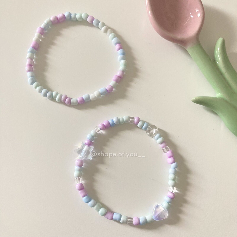 Pastel Bracelet | Gelang Manik Aesthetic