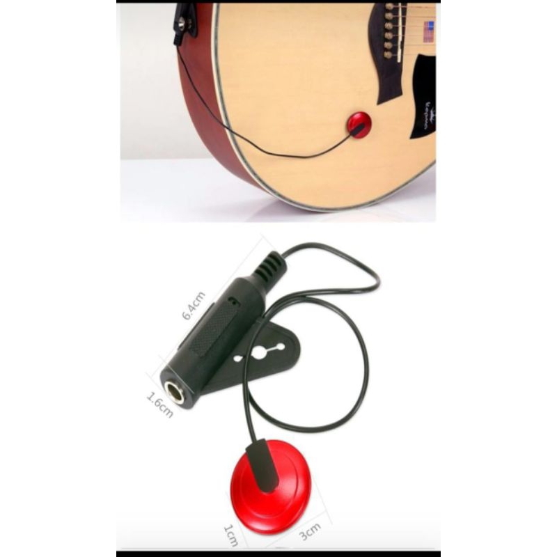 pickup gitar transducer spull gitar akustik spul gitar