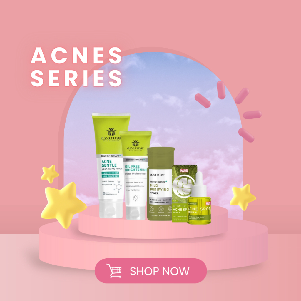Azarine Series - Brightening Kit - Glowing Kit - Acne Series - Dark Spot Series - Acne Scar Series Kit